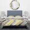 Designart 'Geometric Beige Glacier' Geometric Bedding Set - Duvet Cover & Shams